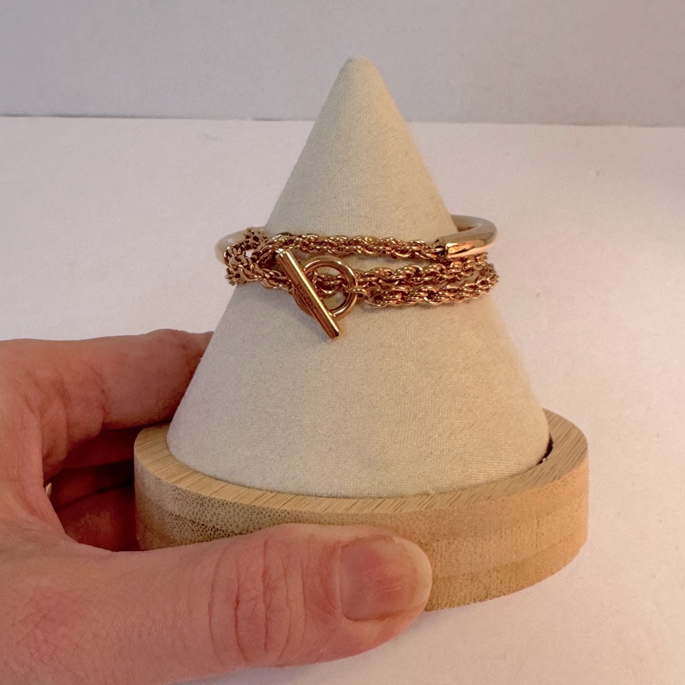 Vita Fede Elegant Rose Gold-Tone Bracelet XS - Picture 2 of 7